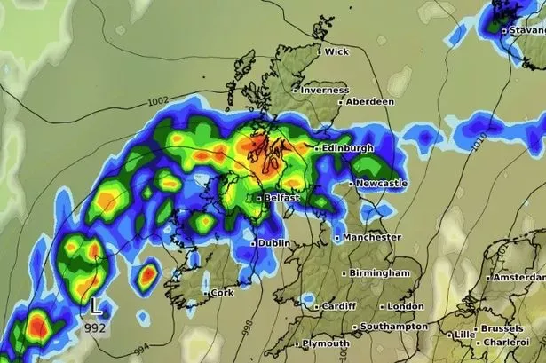 Yellow Rain Warning Issued for Parts of Ireland