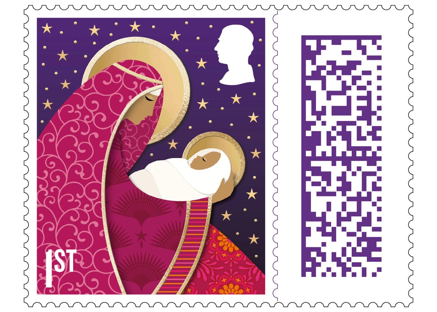 Royal Mail unveils Nativity Christmas stamps