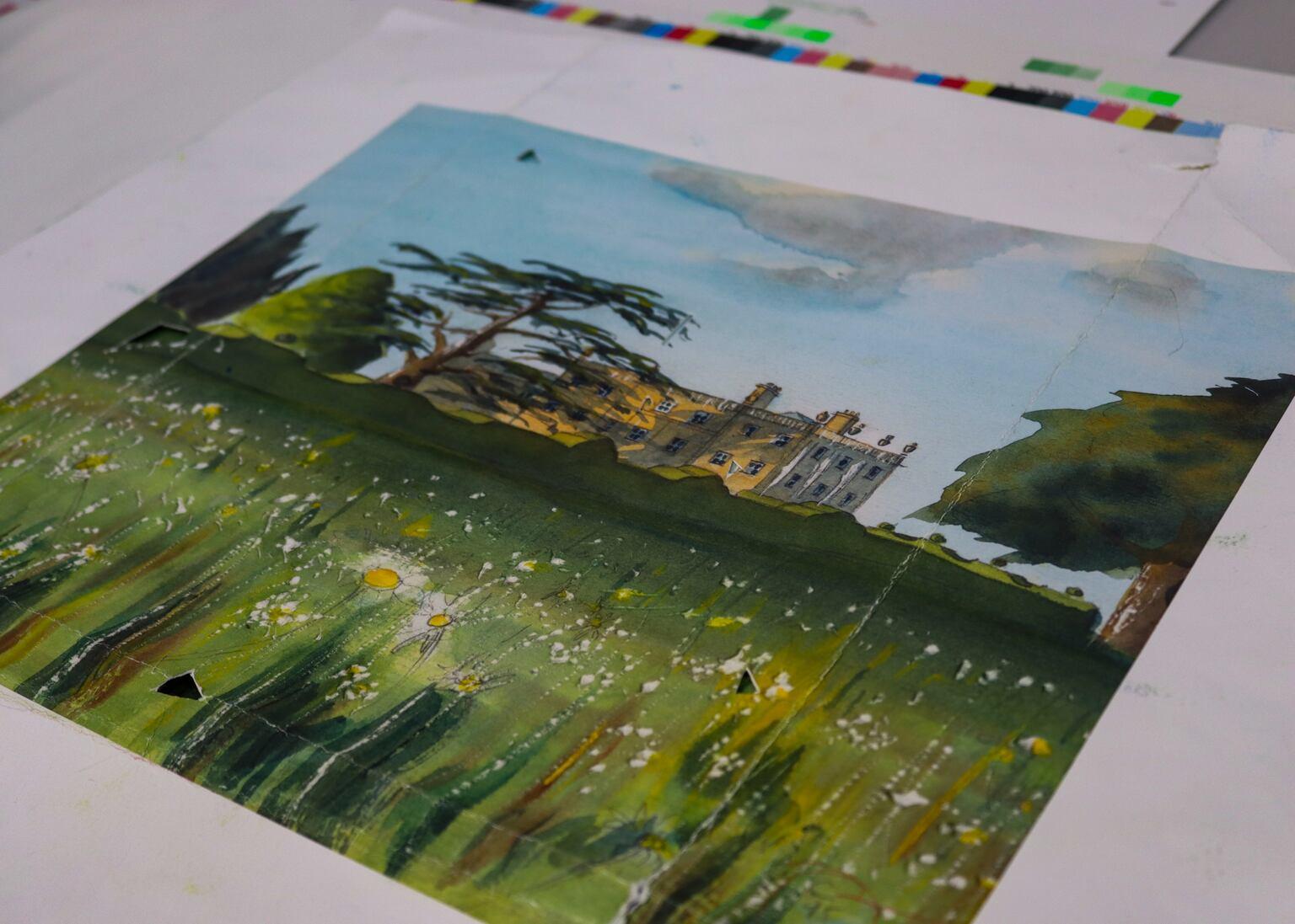 King's signed Highgrove lithograph prints released for sale