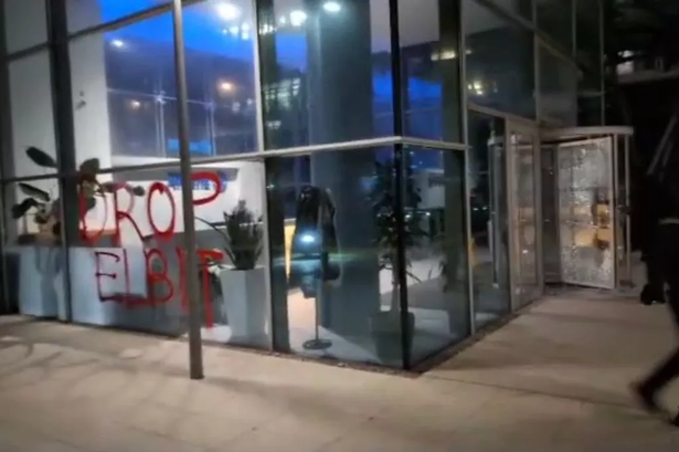 Allianz Dublin office vandalised; activists claim responsibility