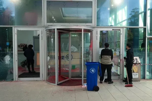 Gardaí probe vandalism at Allianz Ireland’s Dublin building