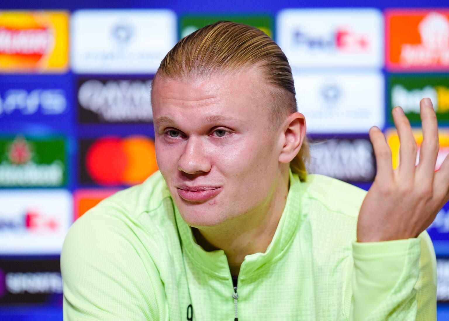 Haaland nears 100 Premier League goals, downplays records