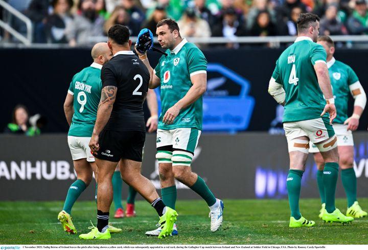 Beirne faces hearing after red card against New Zealand